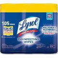 Reckitt Benckiser LYSOL® Disinfecting Wipes, Lemon And Lime, 35 Wipes/Canister, 3 Canisters/Pk, 4 Pks/Carton 82159CT